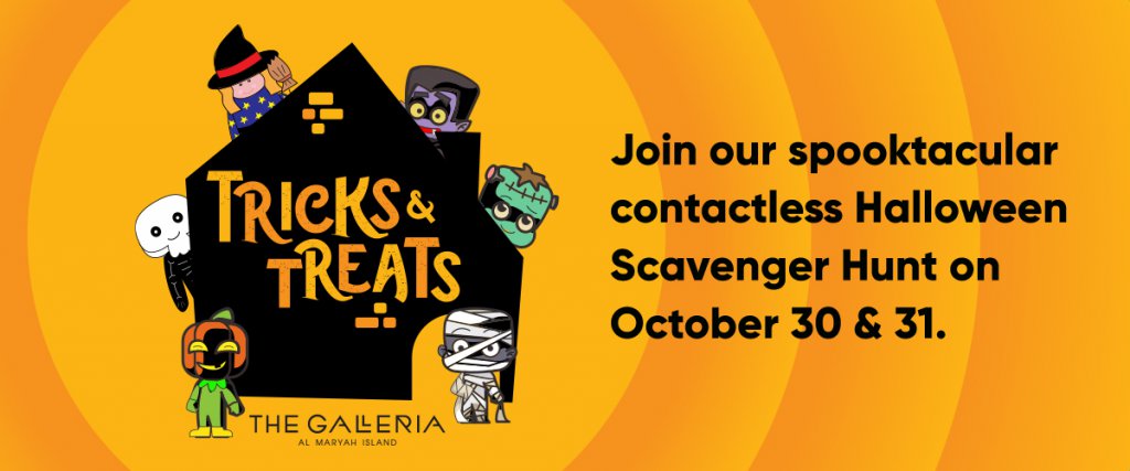 Tricks & Treats at The Galleria Al Maryah Island | QiDZ | Kids Activities in Abu Dhabi