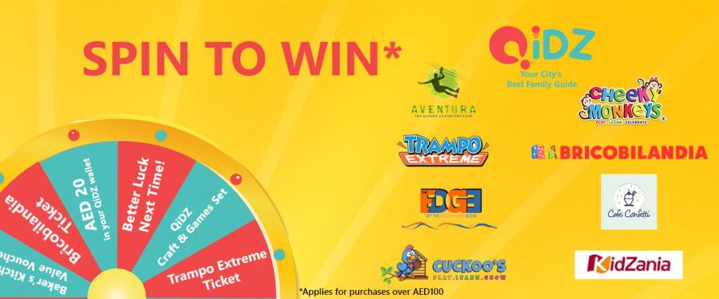 Spin to Win with QiDZ! | QiDZ | Kids Activities in Dubai